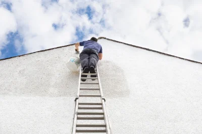 Peinture extérieure à Dornas — façades et ravalement